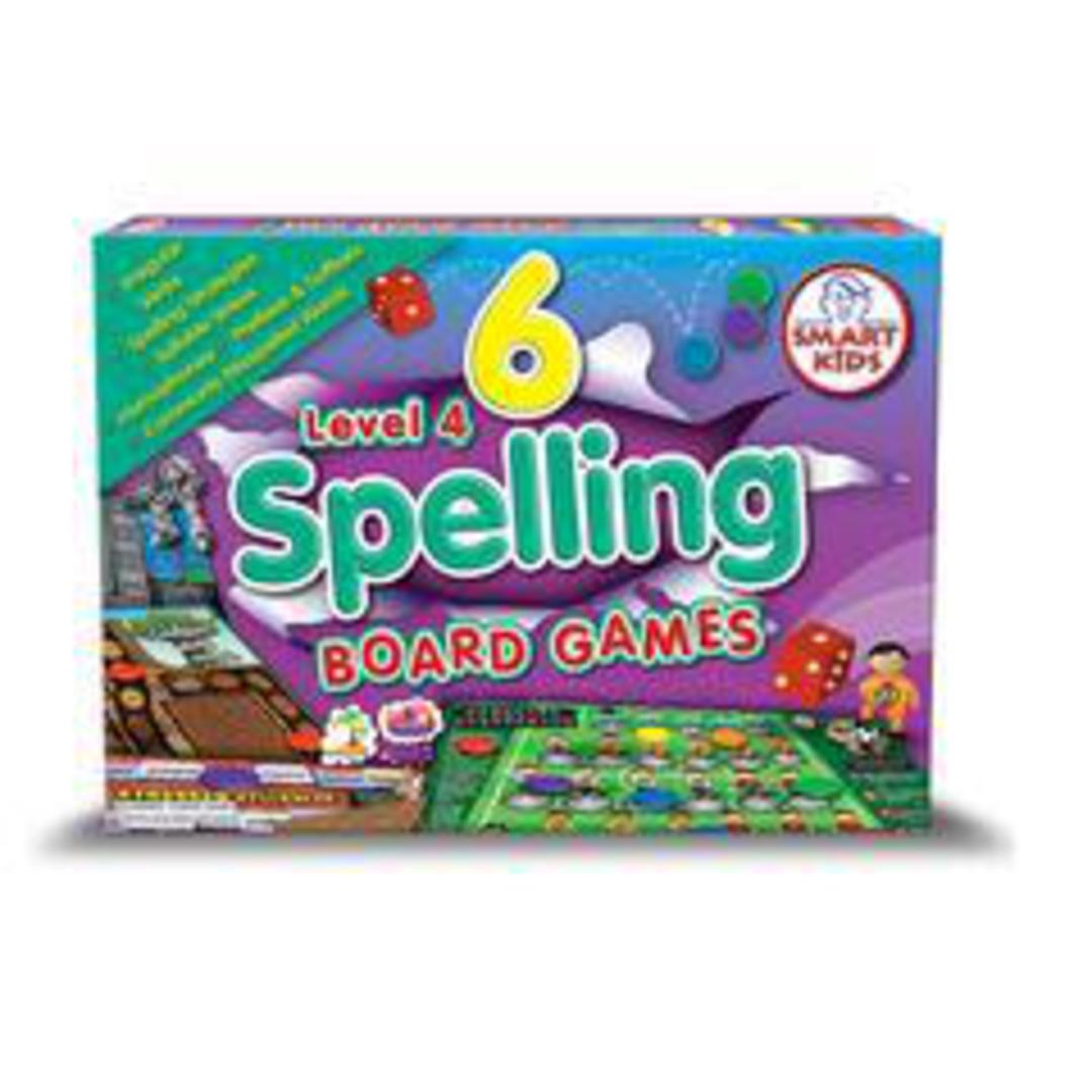 6 Spelling Board Games - Level 4 image 0